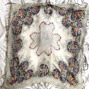 Madewell Printed Cotton Square Scarf